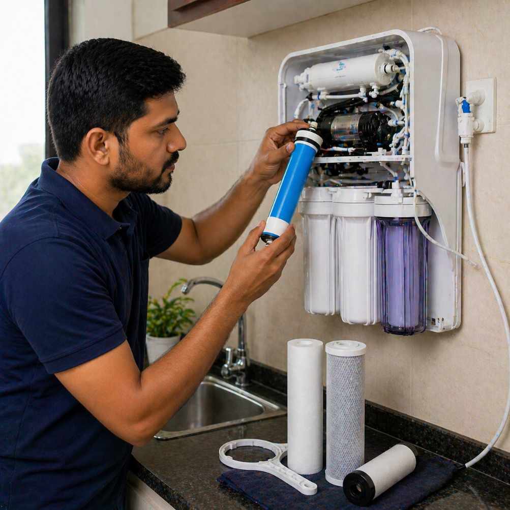 RO Membrane & Filter Replacement