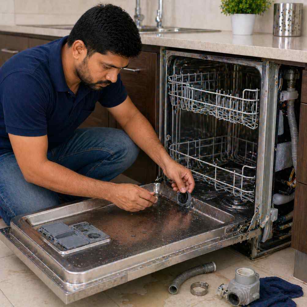 Dishwasher Water Leakage Repair
