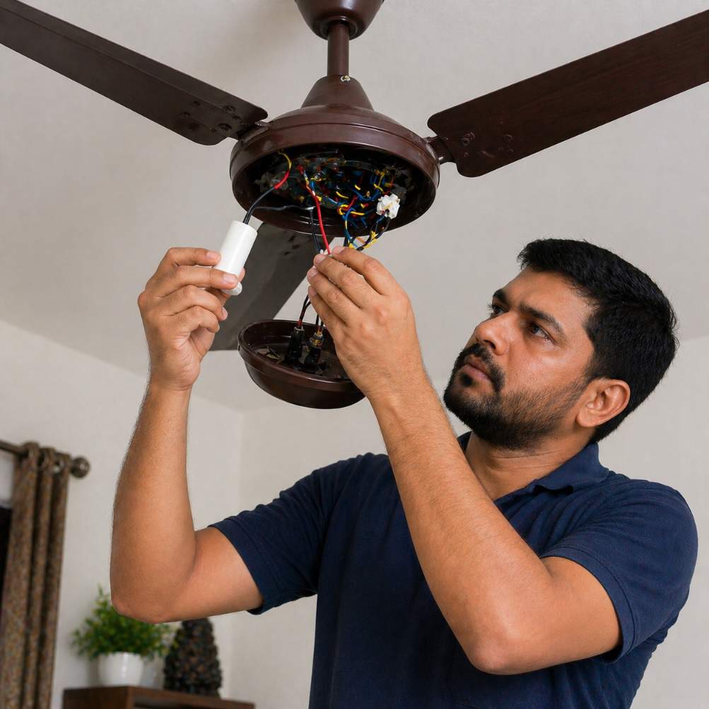 Ceiling Fan Capacitor Replacement