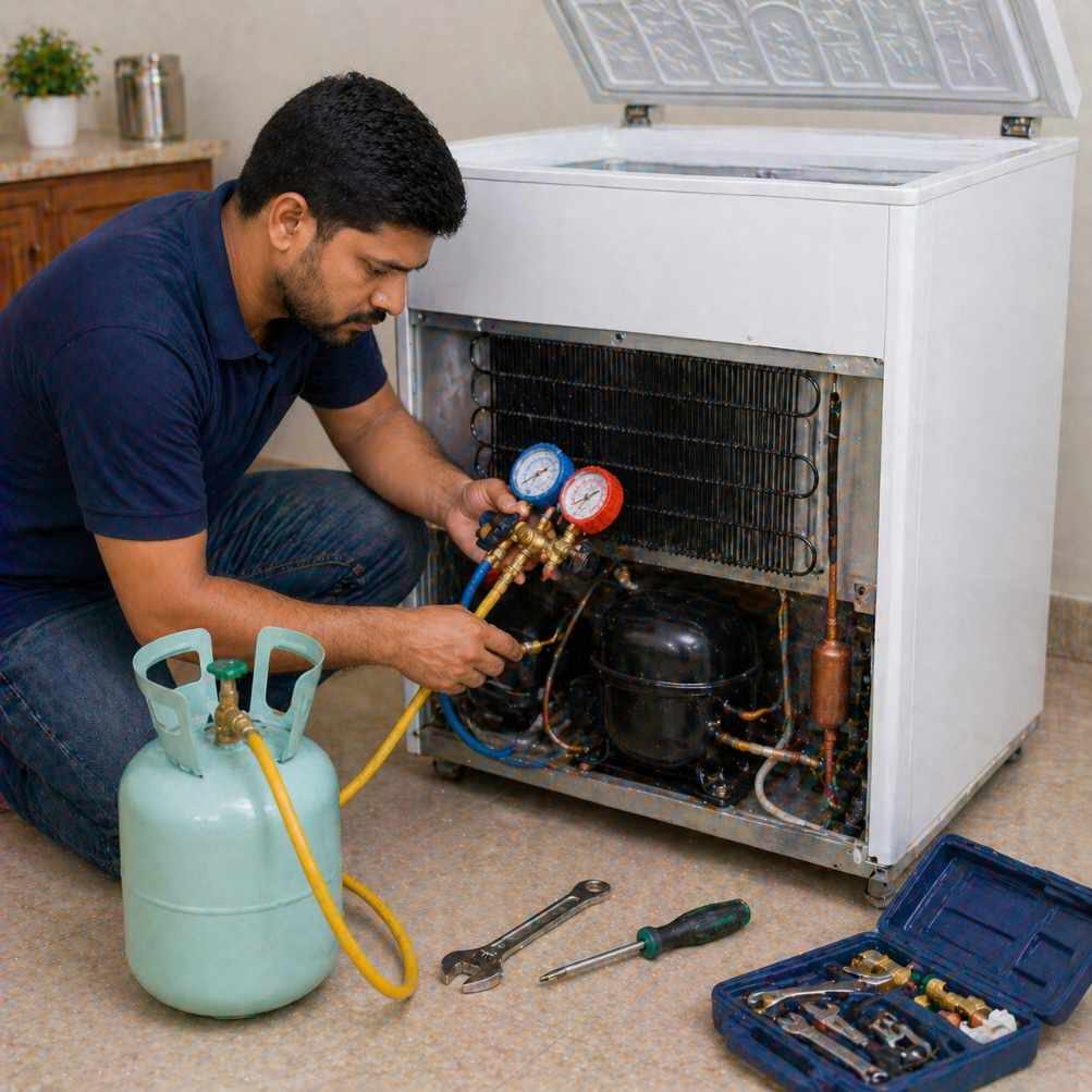 Deep Freezer Gas Refilling